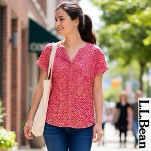 L.L. Bean Women's Red Top